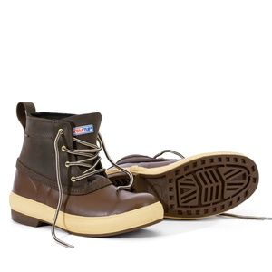 XtraTuf Brown 6" Legacy Lace Up Waterproof Leather Duck Boots Womens NEW